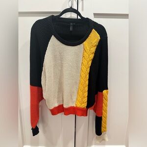 Moon & Madison Color Block Sweater